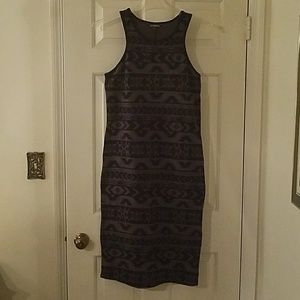 Express racer back bodycon dress
